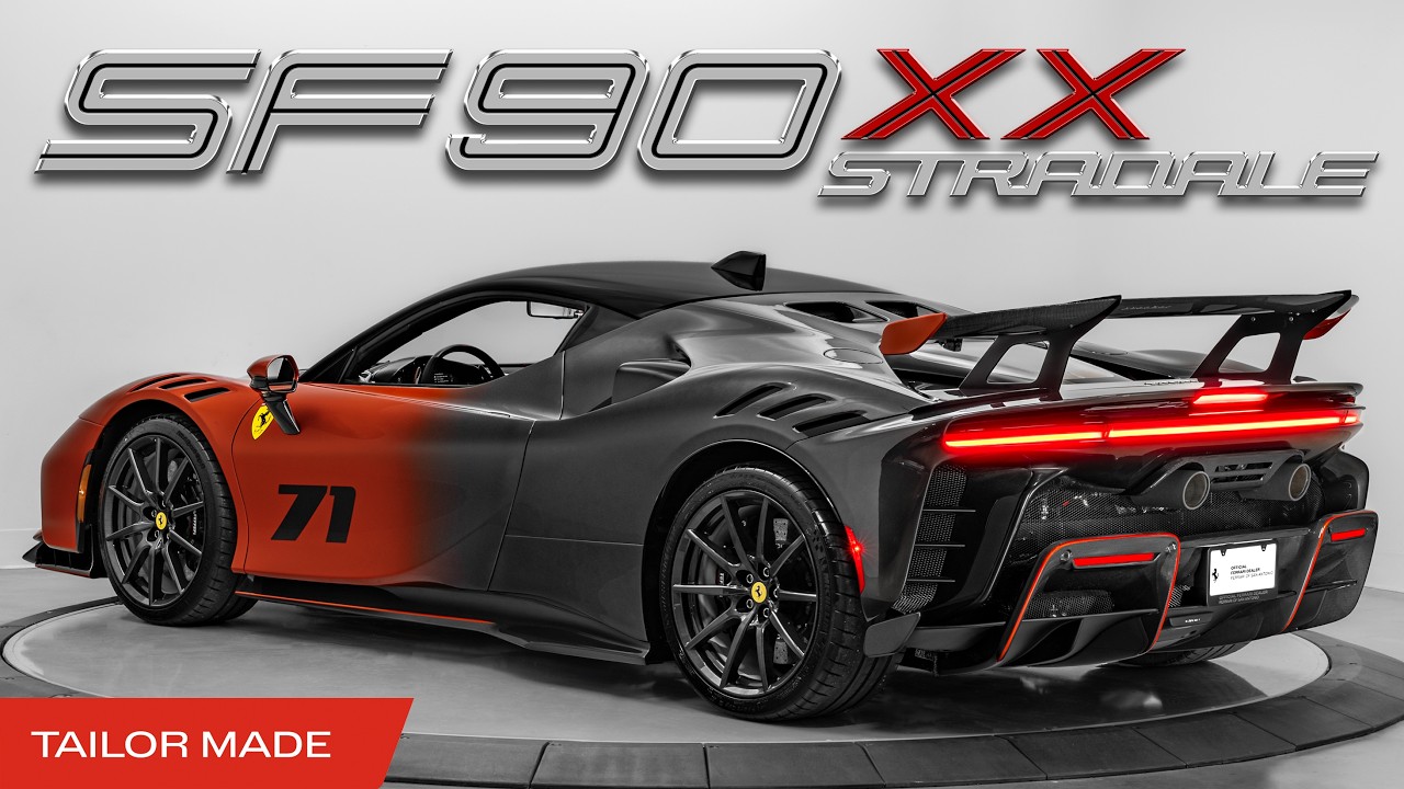 Ferrari SF90 XX Stradale Sound, Interior and Exterior - Tailor Made - Arancio Rik, Grigio Granito