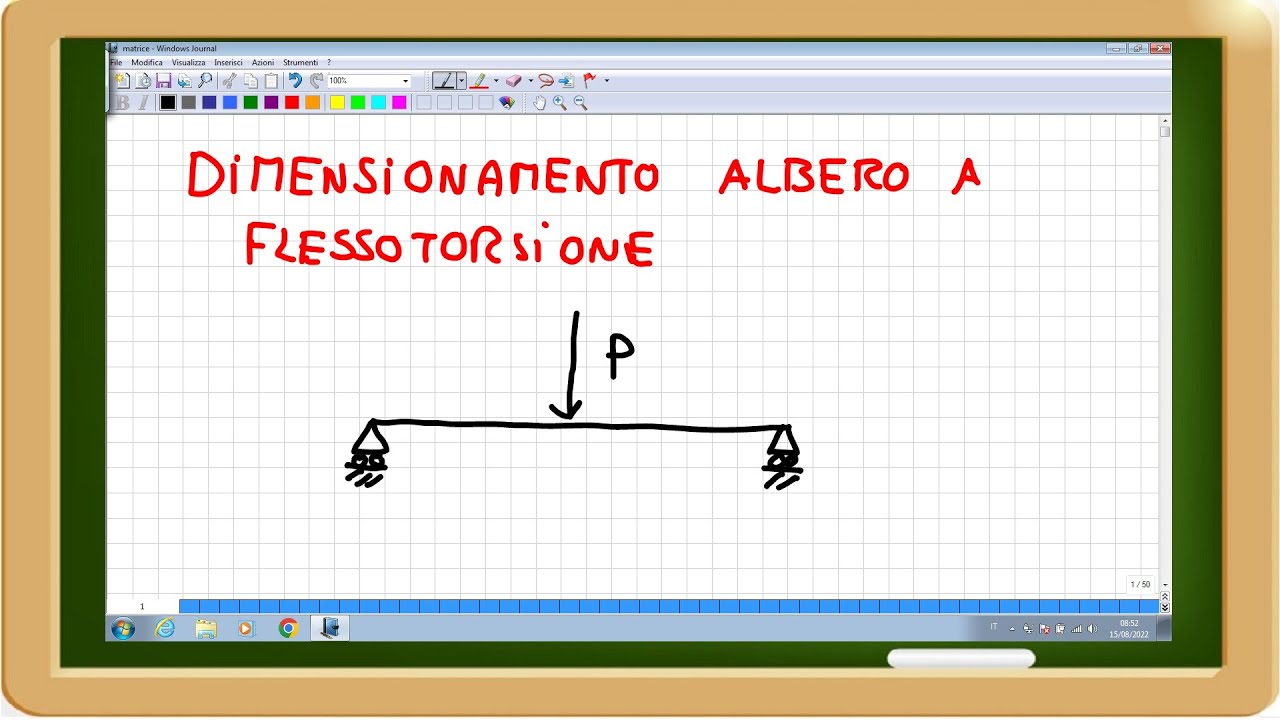 dimensionamento albero a flesso/torsione