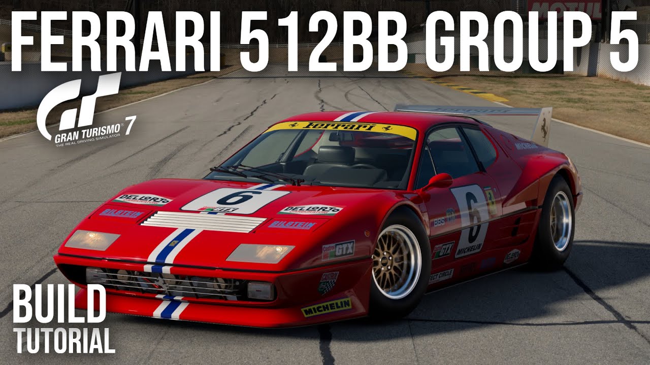 Gran Turismo 7 | Ferrari 512 BB Group 5 Silhouette Build Tutorial | Special Projects