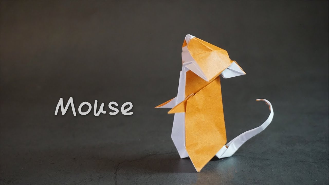 Origami Tutorial: Mouse (Hideo Komatsu)｜Hello Malinda