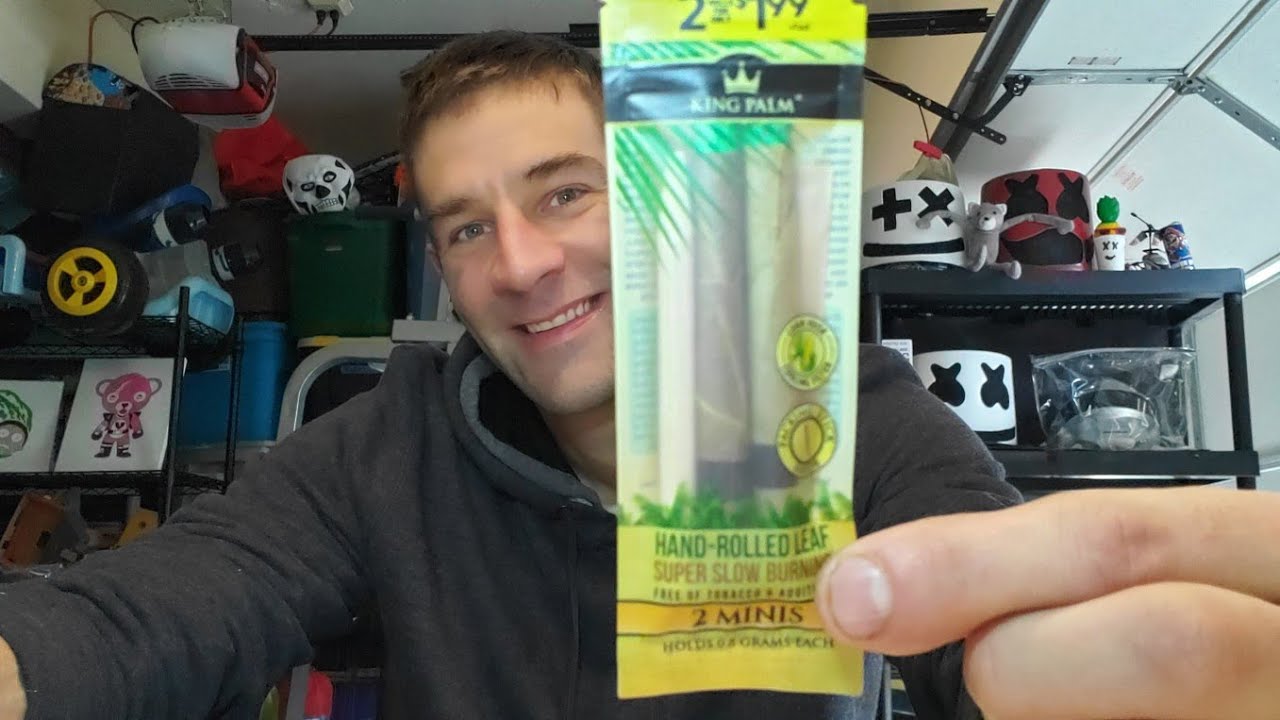 KING PALM HAND-ROLLED LEAF w/KEIF !!!!!