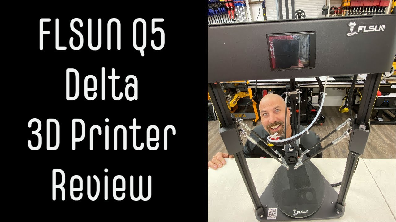 Spider Printer!  FLSUN Q5 Delta 3D Printer Review