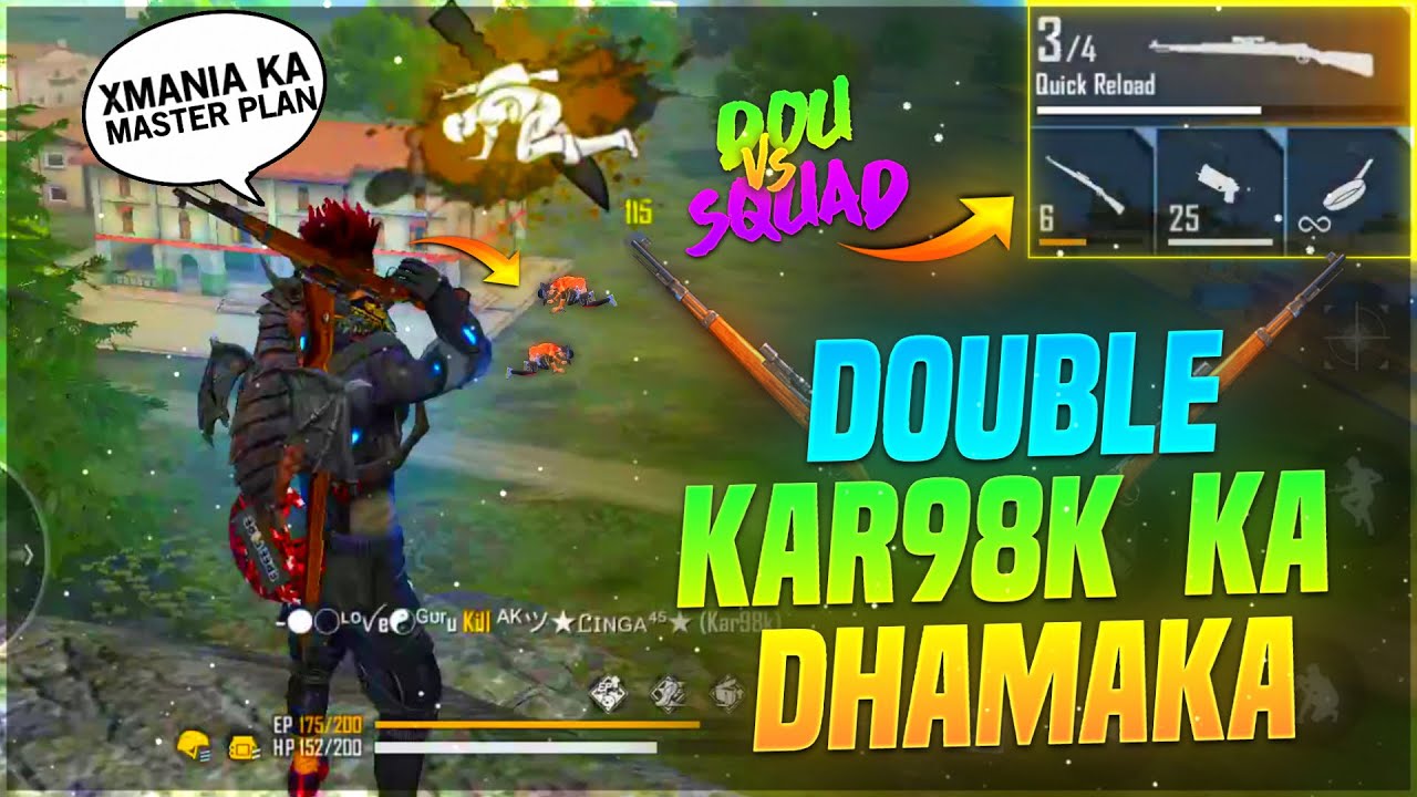 Double Kar98 is OP !! 25 Kills !! Mania ka Master Plan - Desi Gamers