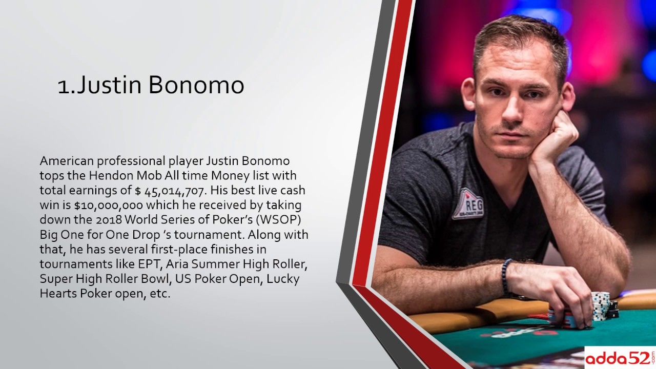 All Time Money List - Top 5 Poker Players