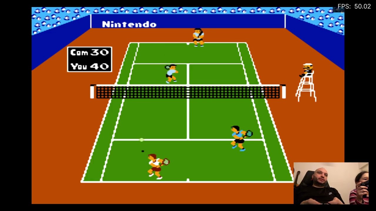 Nintendo Tenis oynuyoruz