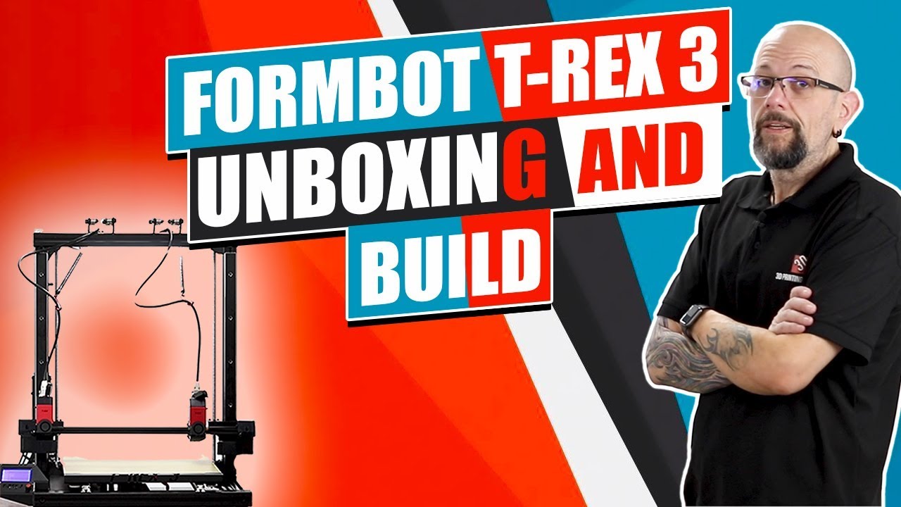 Vivedino Formbot T-Rex 3.0 Unboxing and Build