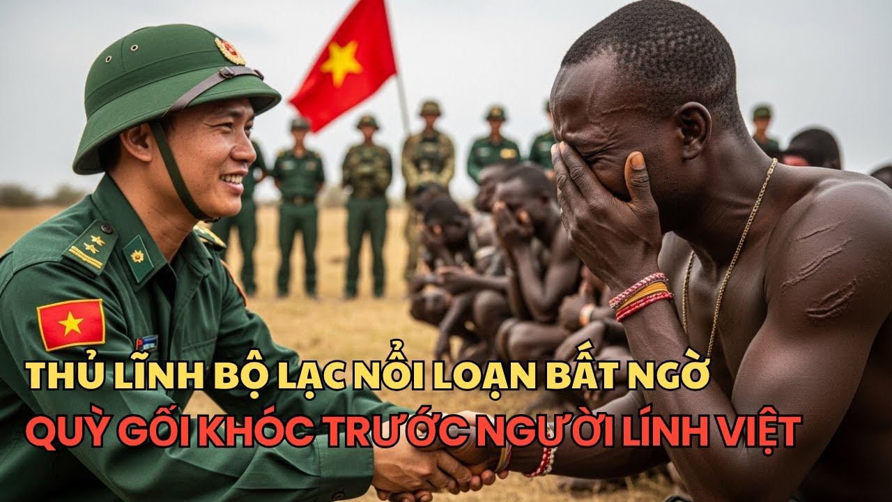 Liên Hợp Quốc Sửng Sốt: Lính Việt Khiến Bộ Lạc Nổi Loạn Châu Phi Quỳ Xuống Khóc Nghẹn