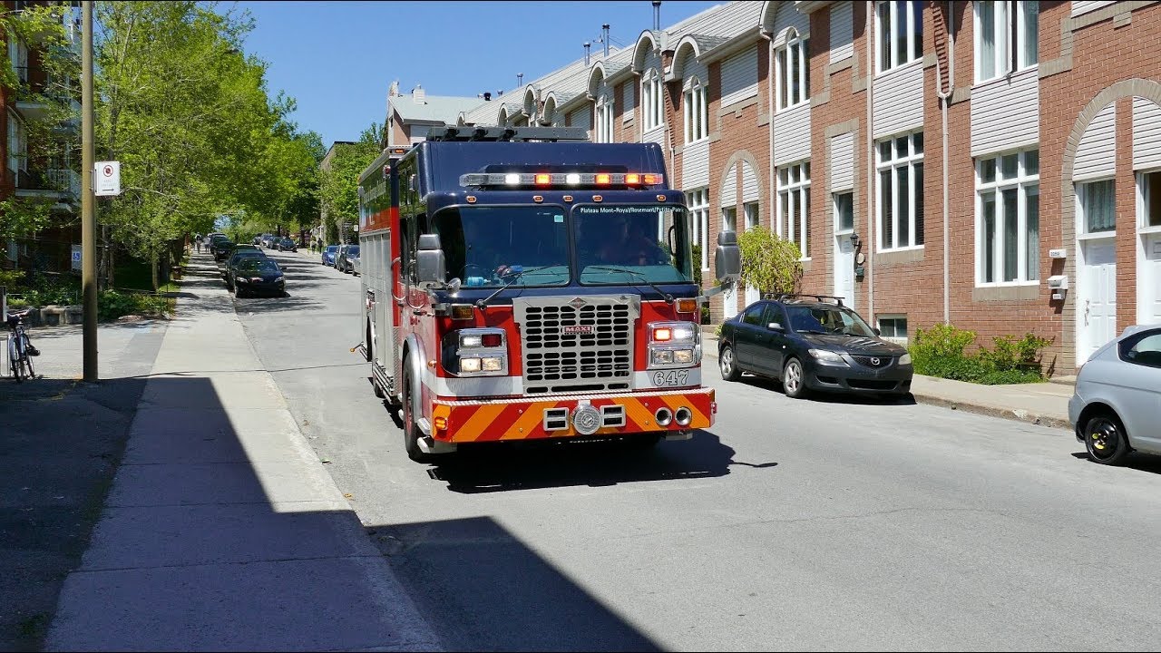 POMPIER DE MONTR&Eacute;AL EN ACTION - FIREFIGHTERS FROM MONTREAL IN ACTION - MFD / SIM / 19X