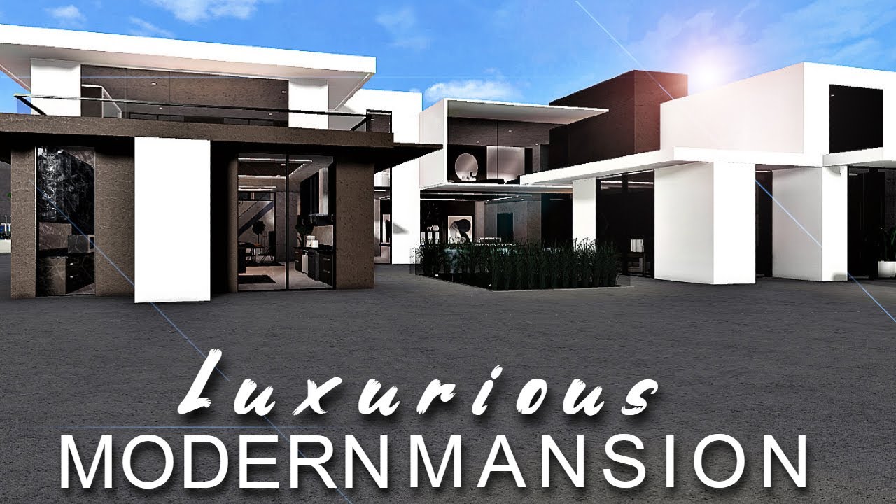 Mega Luxury Modern Mansion| Update 0.9.6| ROBLOX bloxburg