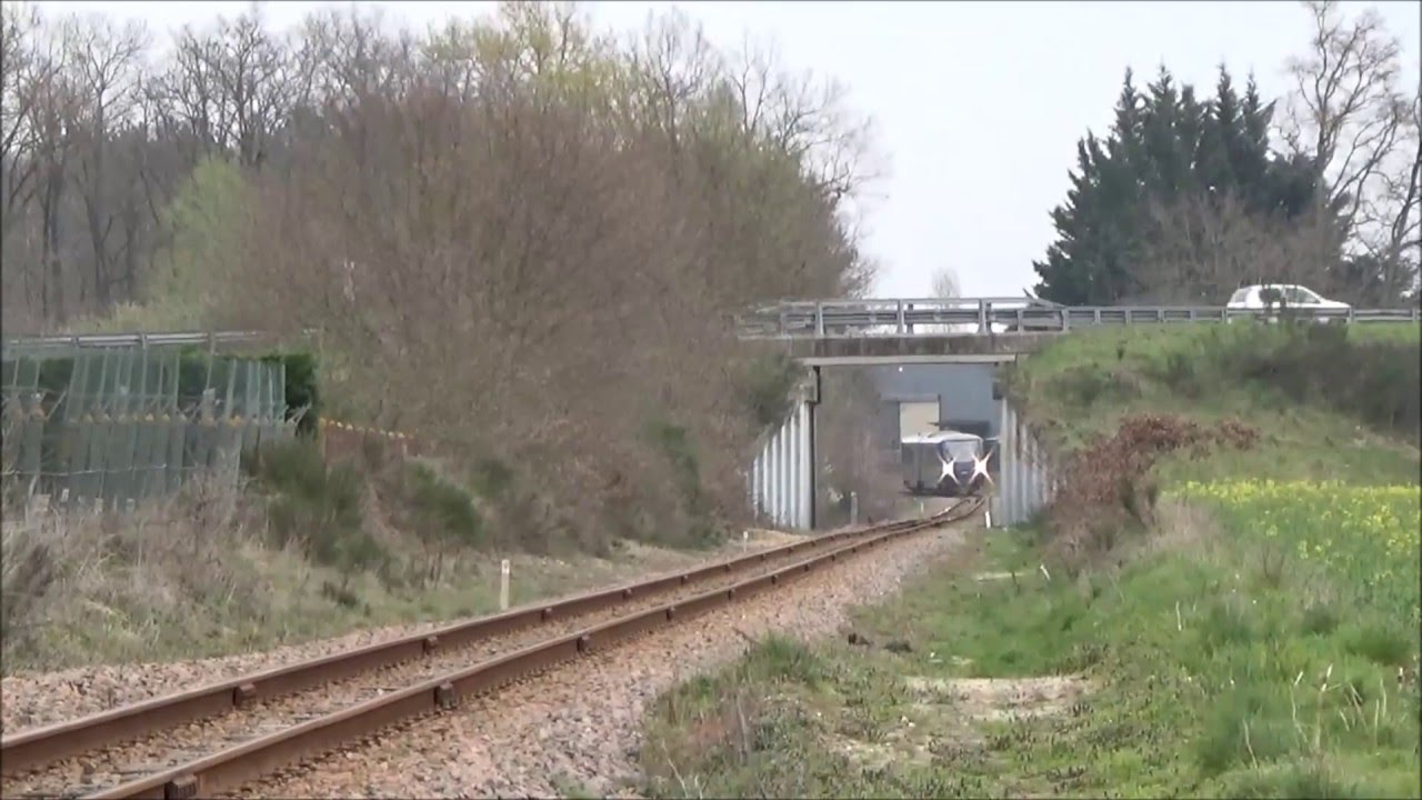 ligne du Blanc-Argent en février et avril 2016