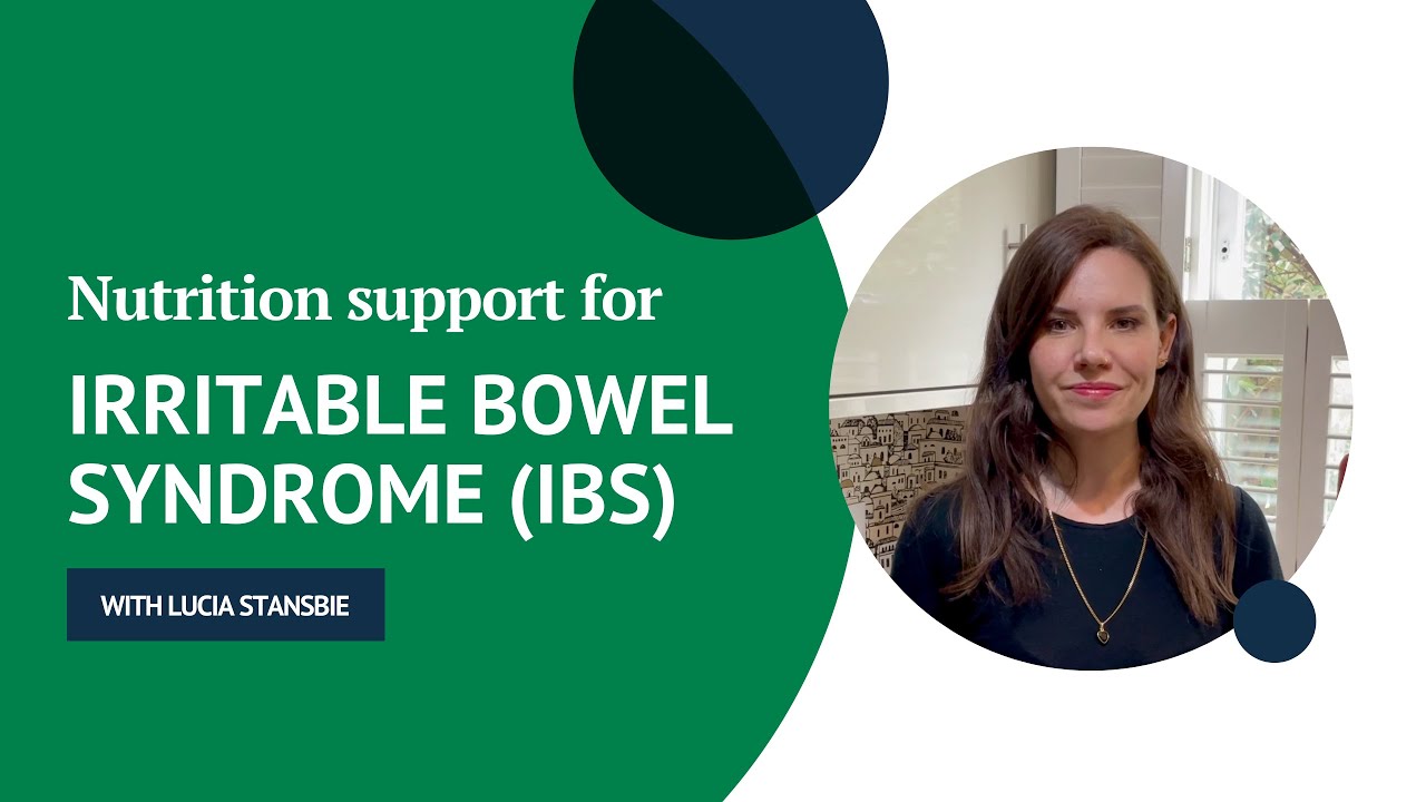 Nutrition support for IBS