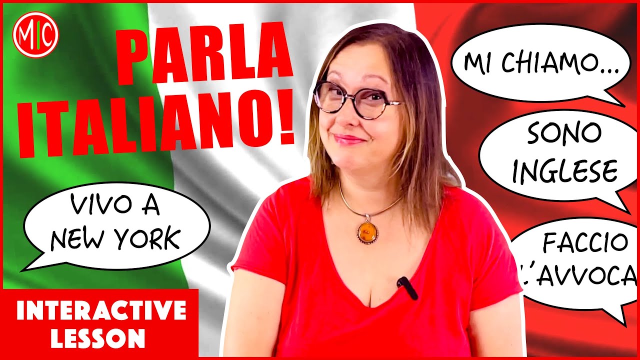 How to Introduce Yourself in Italian - Speaking Practice for Beginners