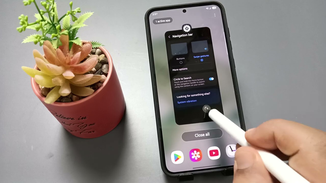 Samsung Galaxy M16 5G | How to Switch Between Swipe Gesture and Button Navigation