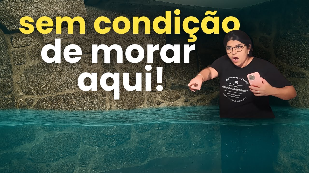 SEM UM DIA DE DESCANSO: deu INFILTRAÇÃO na casa de pedra 💦