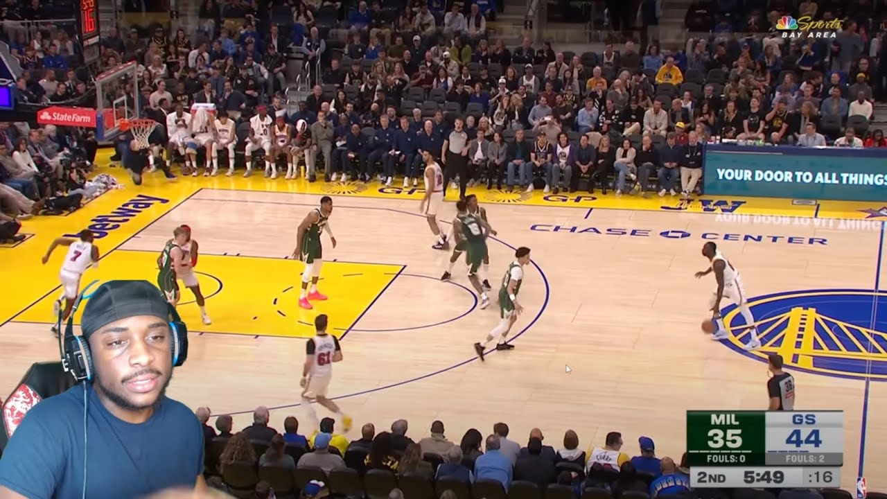 REACTING TO BUCKS at WARRIORS | FULL GAME HIGHLIGHTS!