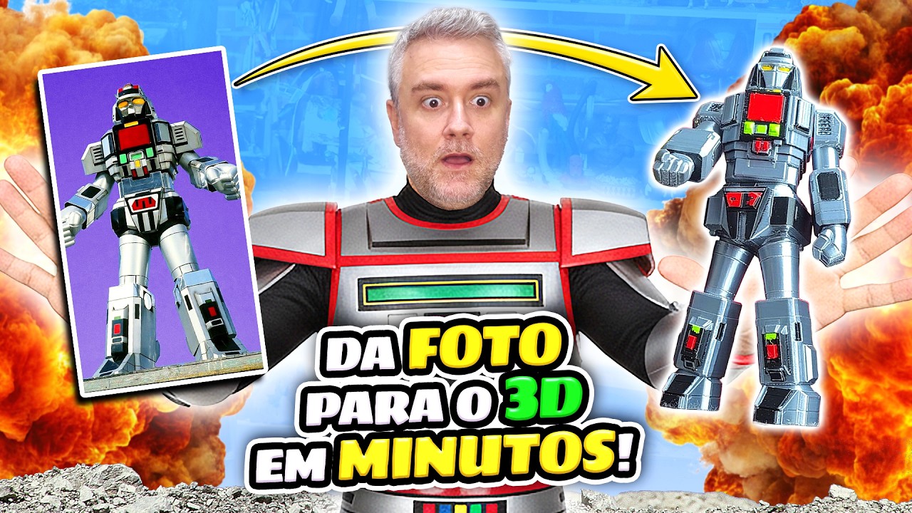 Transformei uma Foto em Modelo 3D com a IA Hitem3D!