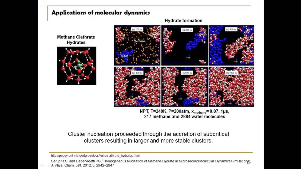 Mecanica y dinamica molecular clasica