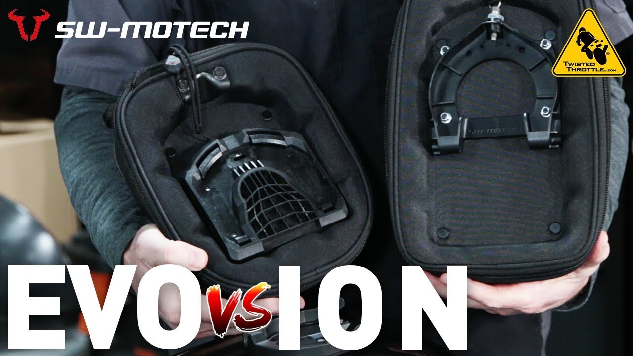 SW-MOTECH ION & EVO Tank Rings and Bags | What's the Difference? | TwistedThrottle.com