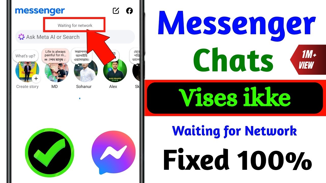 Reparer Messenger-chatter som ikke viser problem (2026) | Messenger 