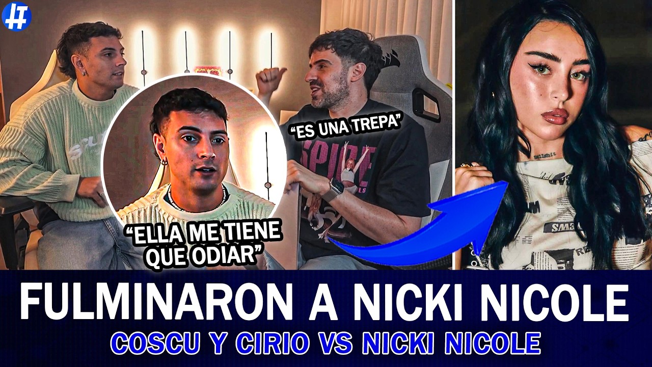 COSCU y MARTÍN CIRIO FULMINARON A NICKI NICOLE: 