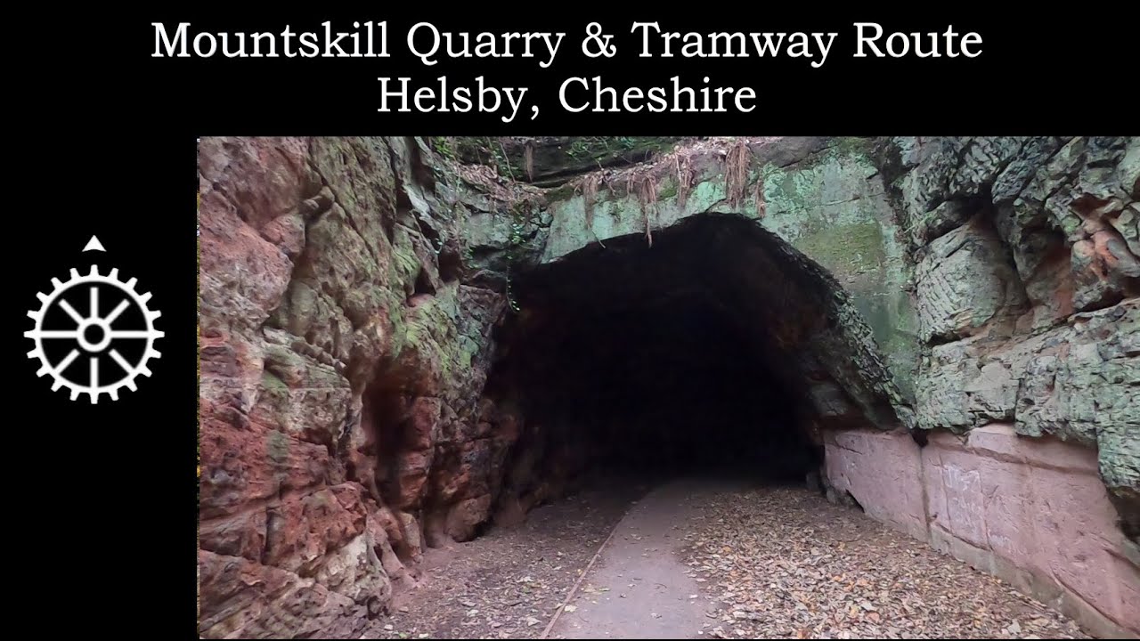 Mountskill Quarry and tramway route, Helsby, Cheshire