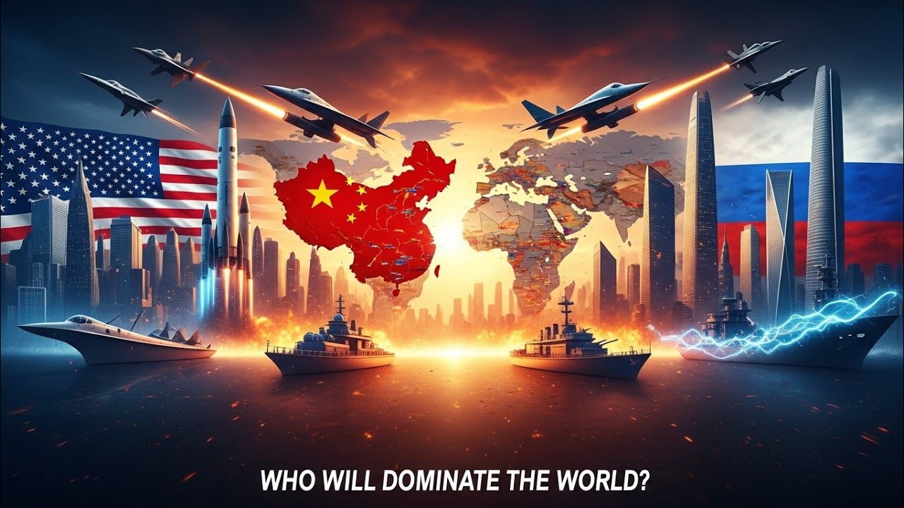 China vs USA vs Russia | The Ultimate Global Power Showdown | Who Will Dominate the World?