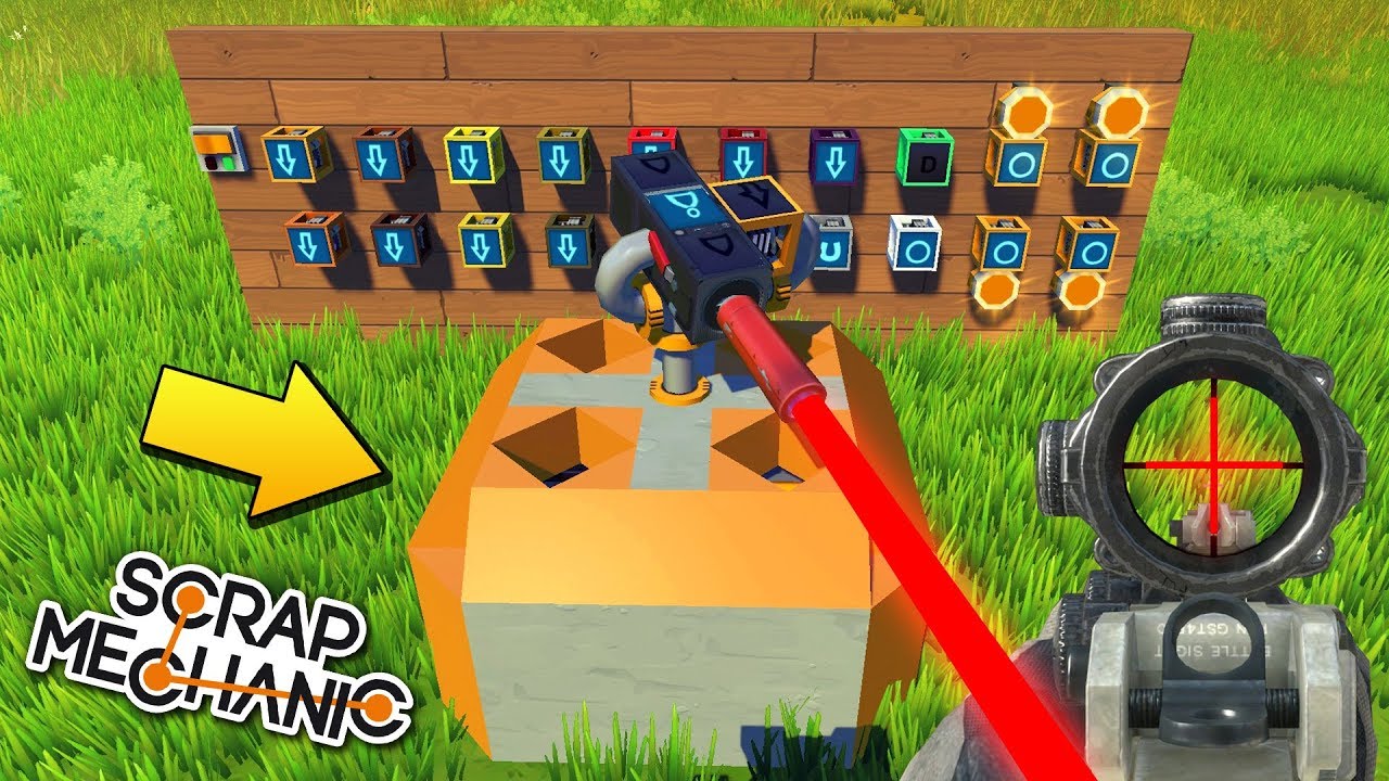 МОД САМОНАВЕДЕНИЯ И АВТОМАТИКИ !!! МУЛЬТИК в СКРАП МЕХАНИК !!! СКАЧАТЬ Scrap Mechanic !!!