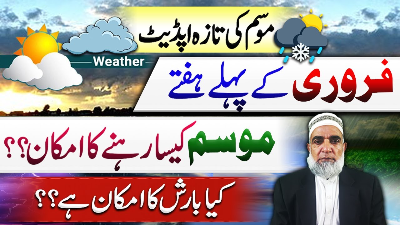 Weather Forecast for 1st week of February 2026 || Crop Reformer