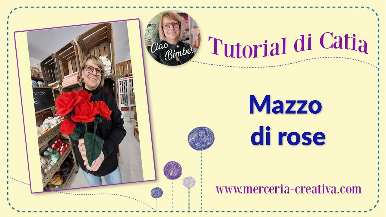 209# MAZZO DI ROSE FAI DA TE TUTORIAL