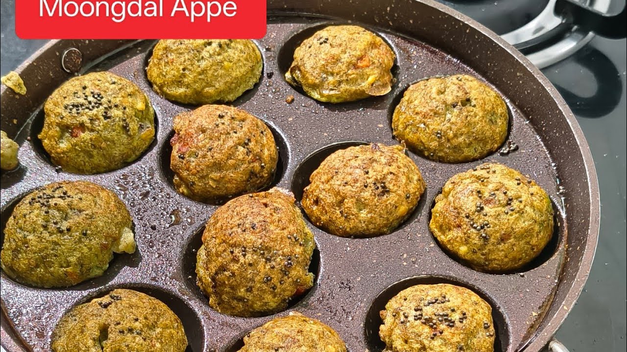 Moongdal Appe Recipe # Healthy #Tassty ll मूंग दाल अप्पे ll