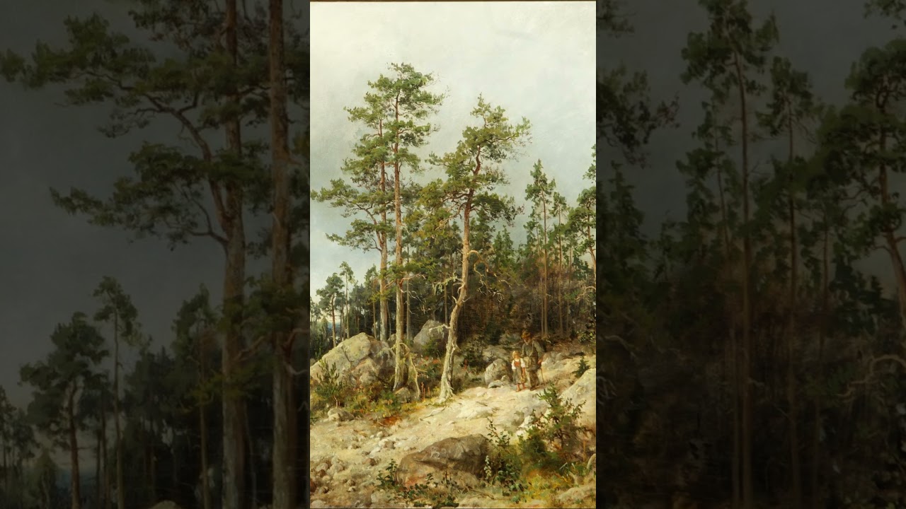 Berndt  Lindholm (1841–1914) Finnish-Swedish landscape painter