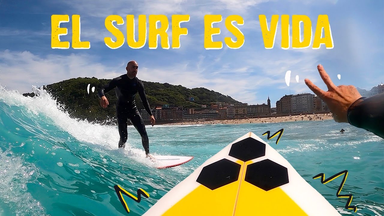 Esto es SURFING *DÍA ENTERO CON MI GOPRO Y SALE ESTO😳* NUEVO formato 🎤