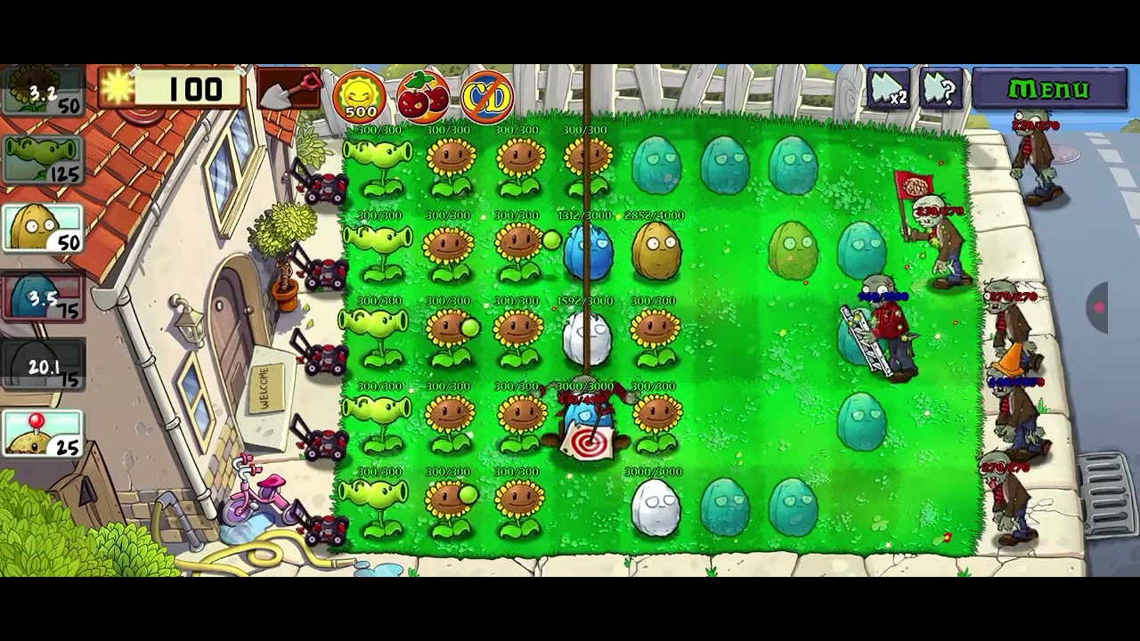 Plants vs Zombies Integrated Ultimate (352) Plant Quest: Ice-nut 3