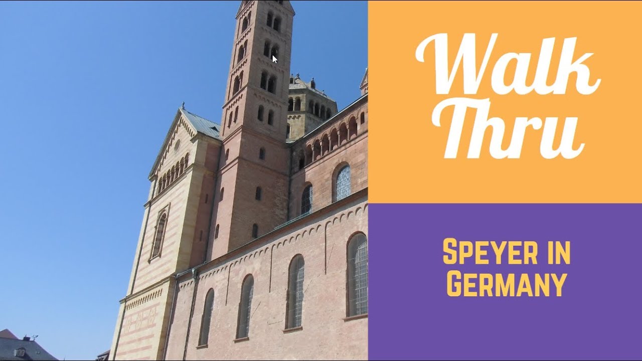 Walking through: Speyer in GERMANY