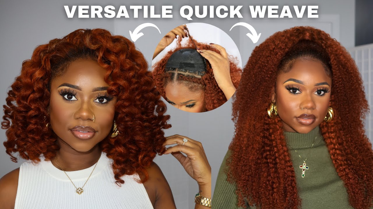QUICK WEAVE FLIP-OVER METHOD | Versatile Weave Install | Curls Queen.