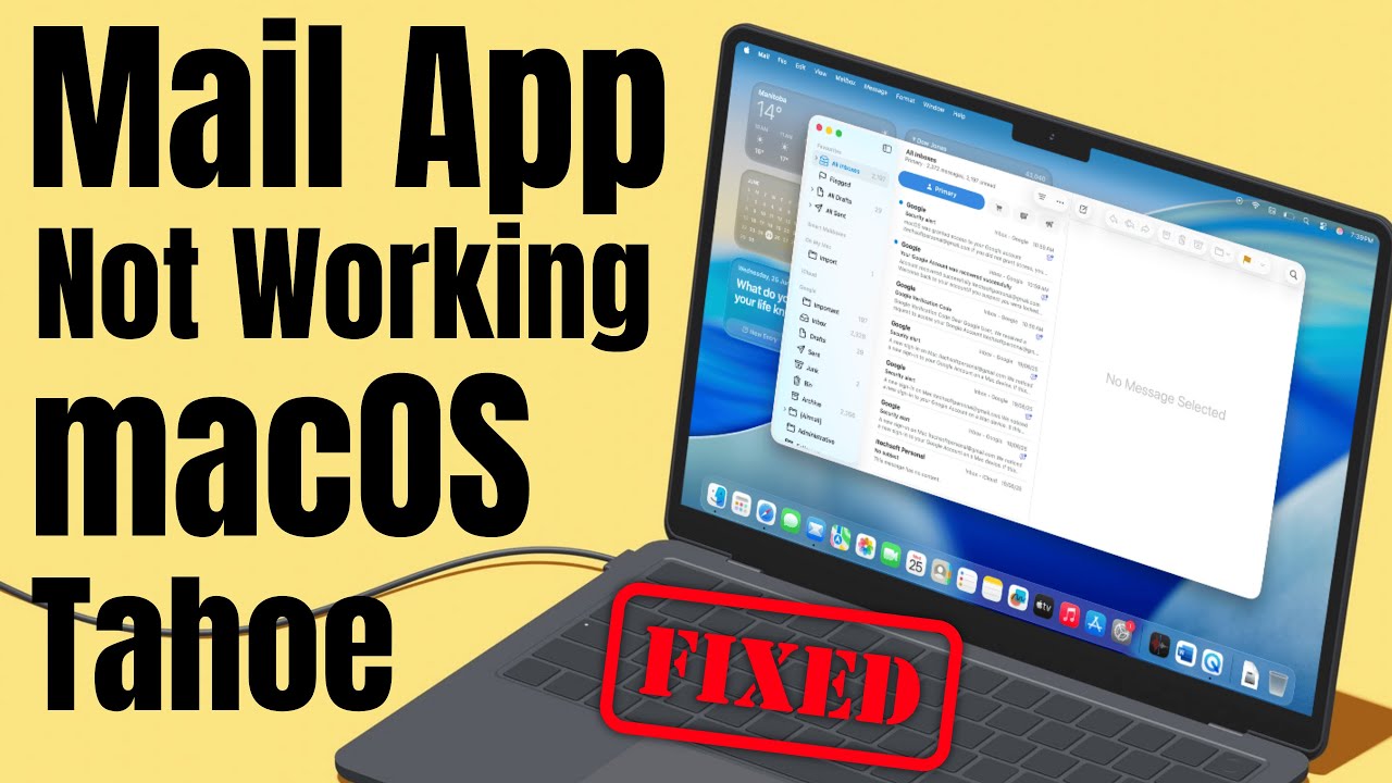 Fix Mail App Not Working in macOS Tahoe On MacBook Pro / Air Fast
