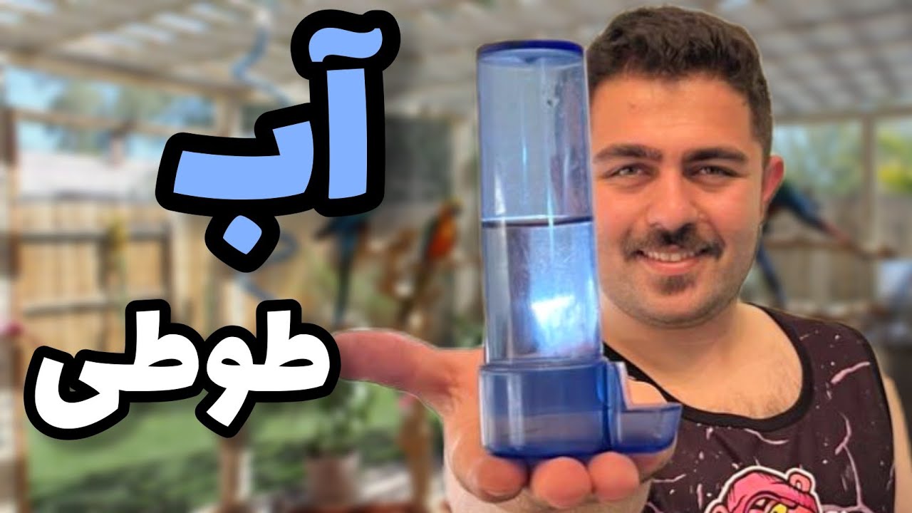 آب مناسب برای طوطی ها ( مرگ و زندگی ) || parrots drinking water
