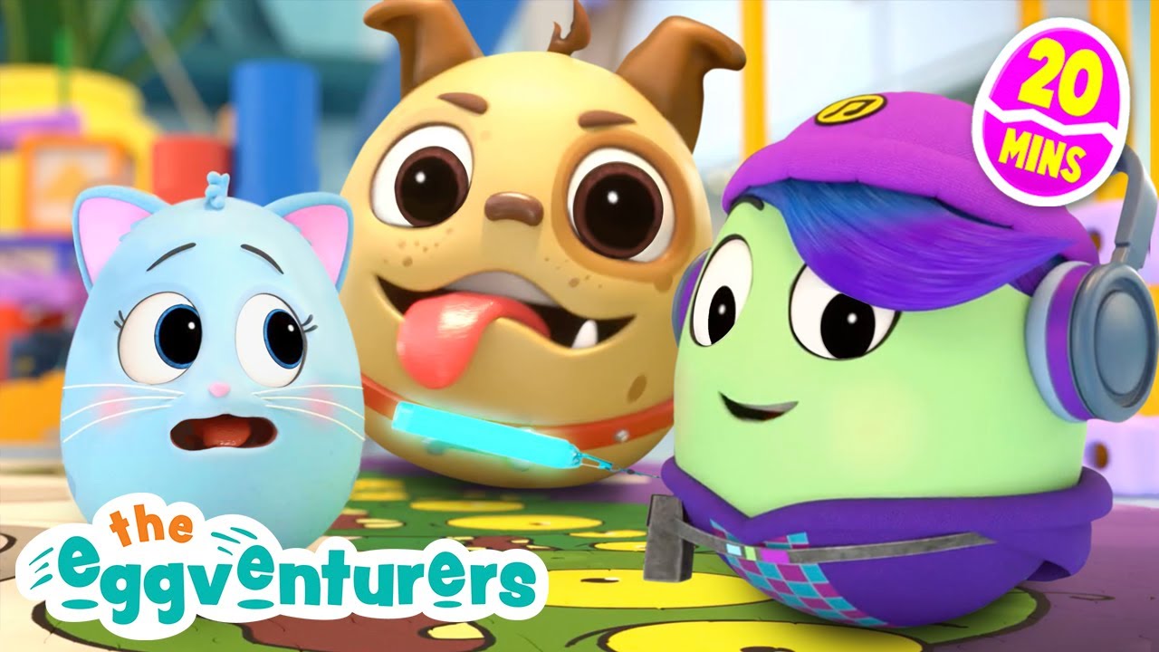 Pet Eggventures: Dog Egg 🐶 Kitten Eggs 🐱| The Eggventurers Full Episodes Compilation