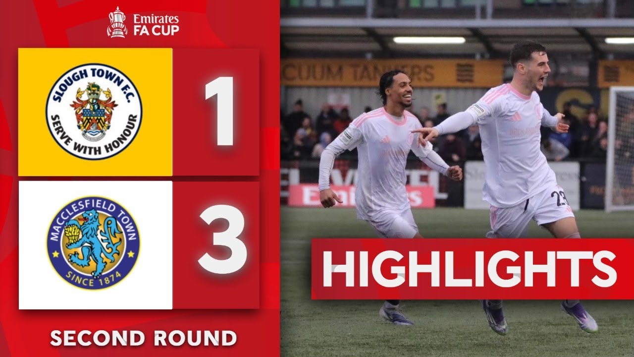 Macclesfield Storm Into Third Round | Slough Town 1-3 Macclesfield | Emirates FA Cup 2025-26
