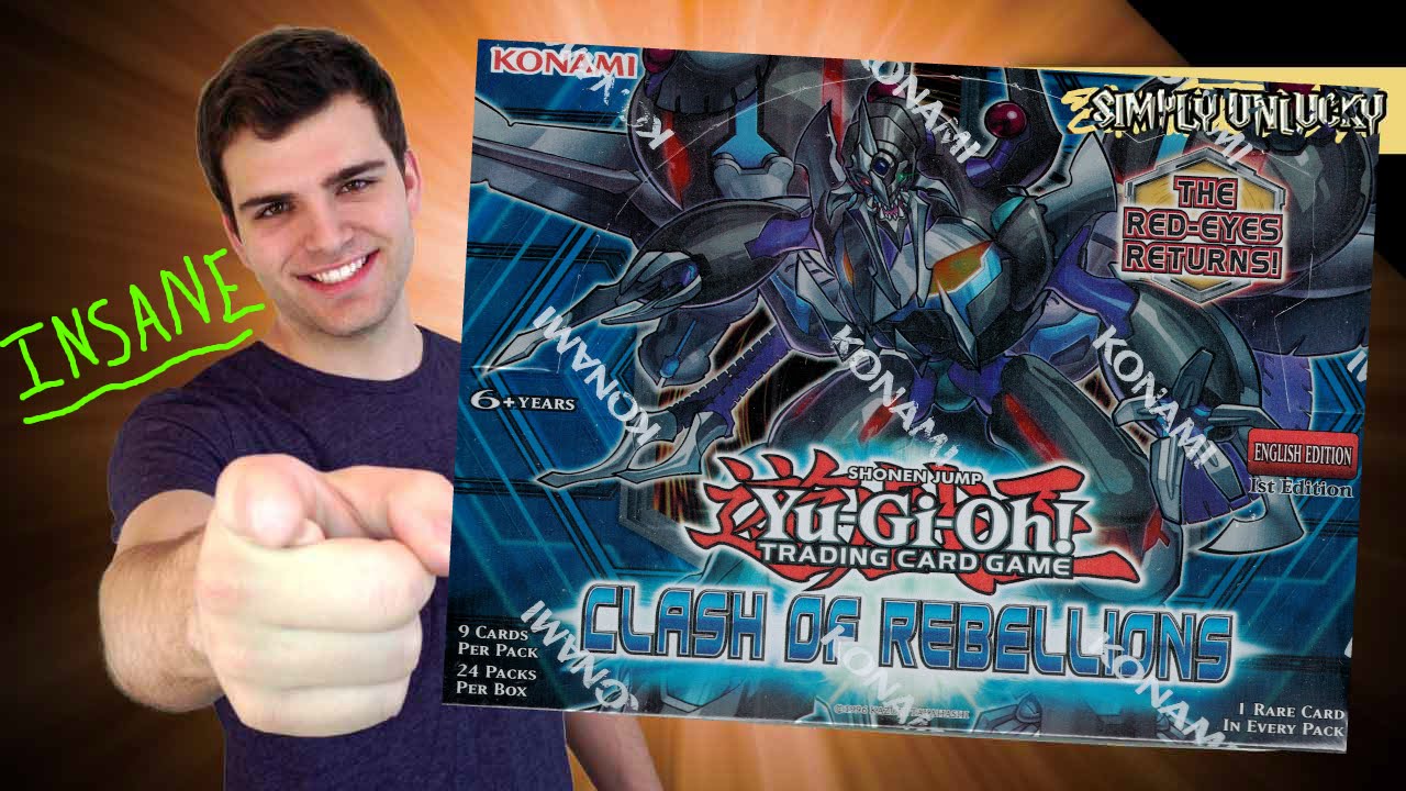 INSANE Yugioh 2015 Clash of Rebellion 1st Edition Booster Box Opening! OH BABY!!