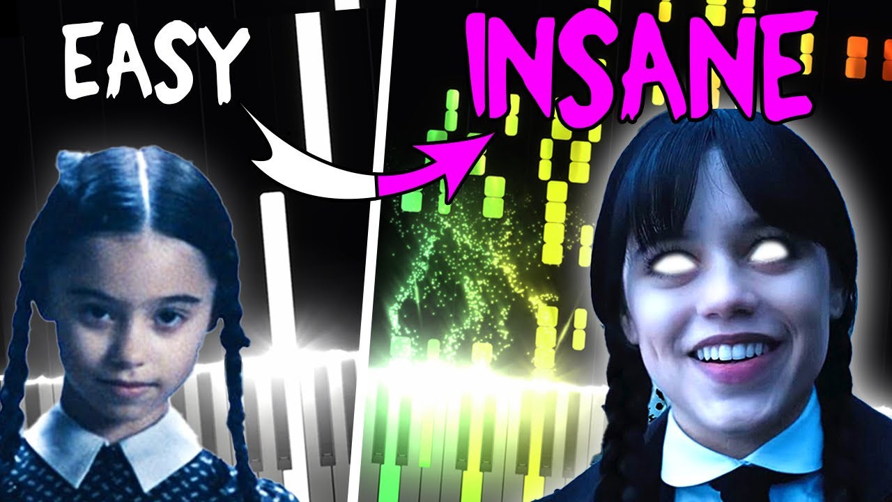 Wednesday Theme | EASY to INSANE