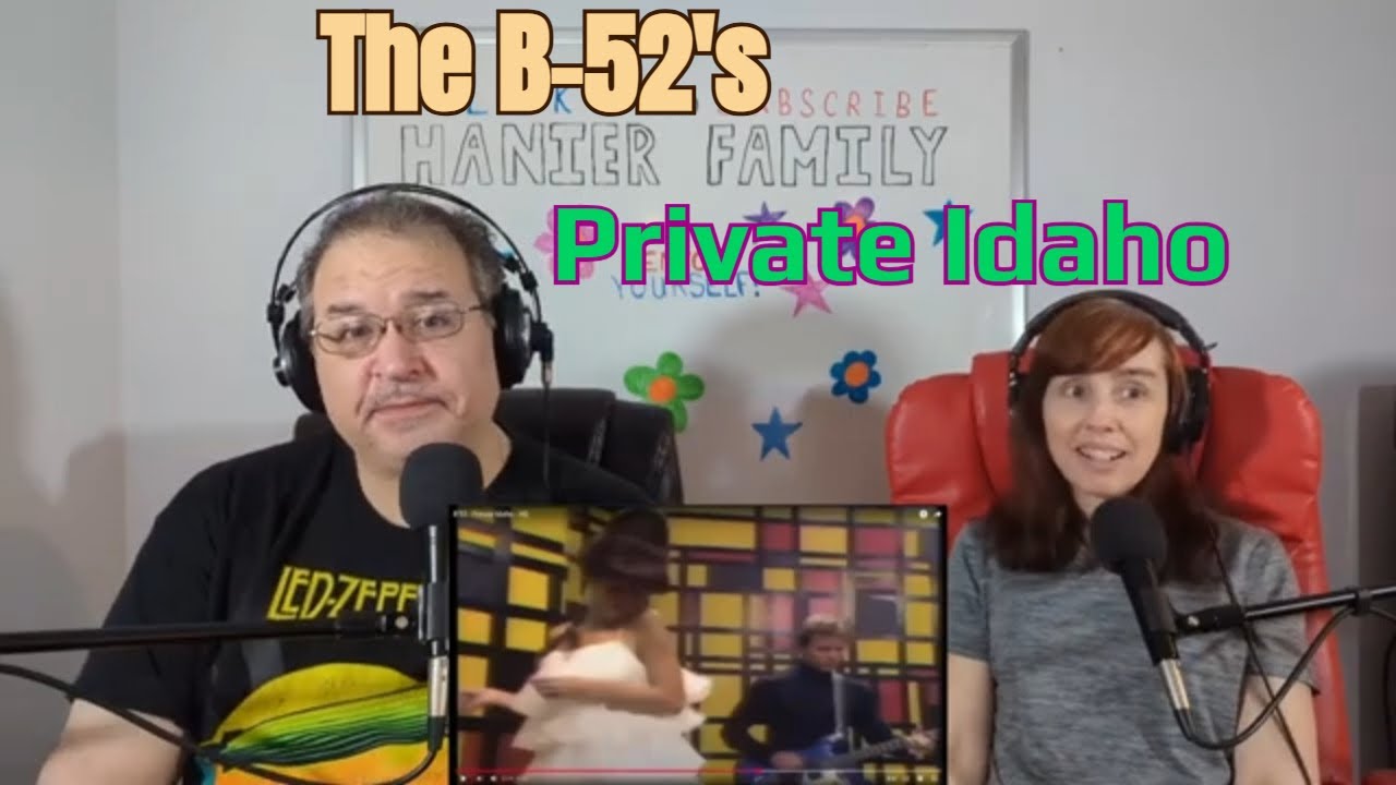 The B-52's - Private Idaho Reaction