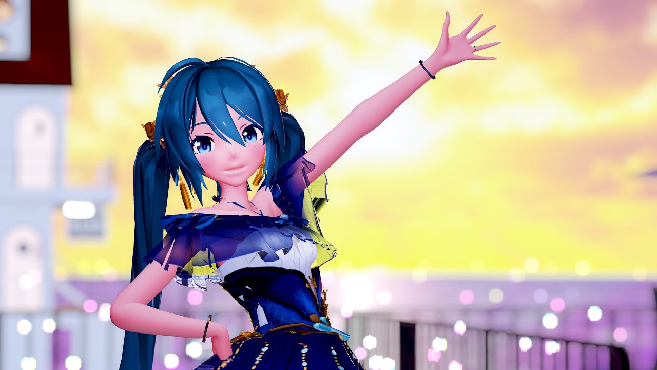【MMD】『never ender』「Hatsune Miku/Sour式改変初音ミク夜蝶(Night Butterfly)」