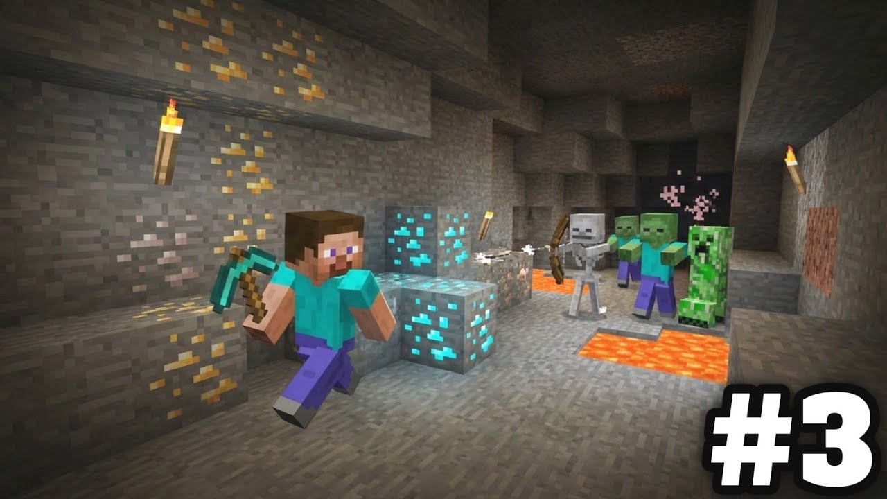 Mining Adventure in Jhunki Empire | Minecraft Survival Video - 3 #minecraft #minecraftsurvival