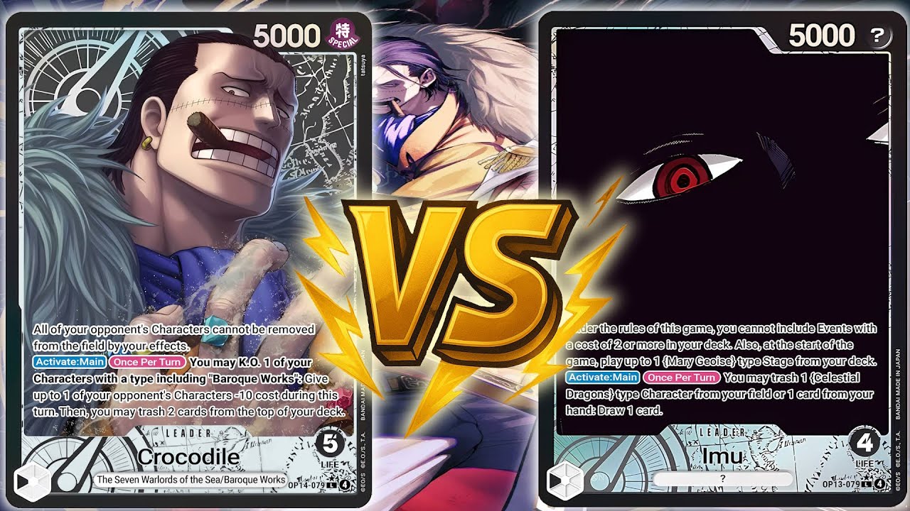 B Crocodile vs B Imu | OPTCG Sim Gameplay | OP14