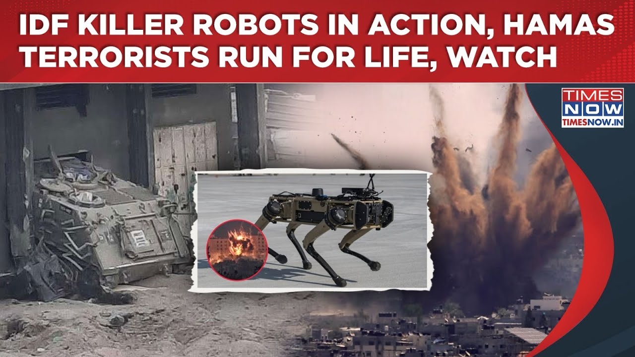 As IDF's Explosive-Laden Killer Robots Flatten Gaza City Terror Dens, Hamas Seen Running For Cover