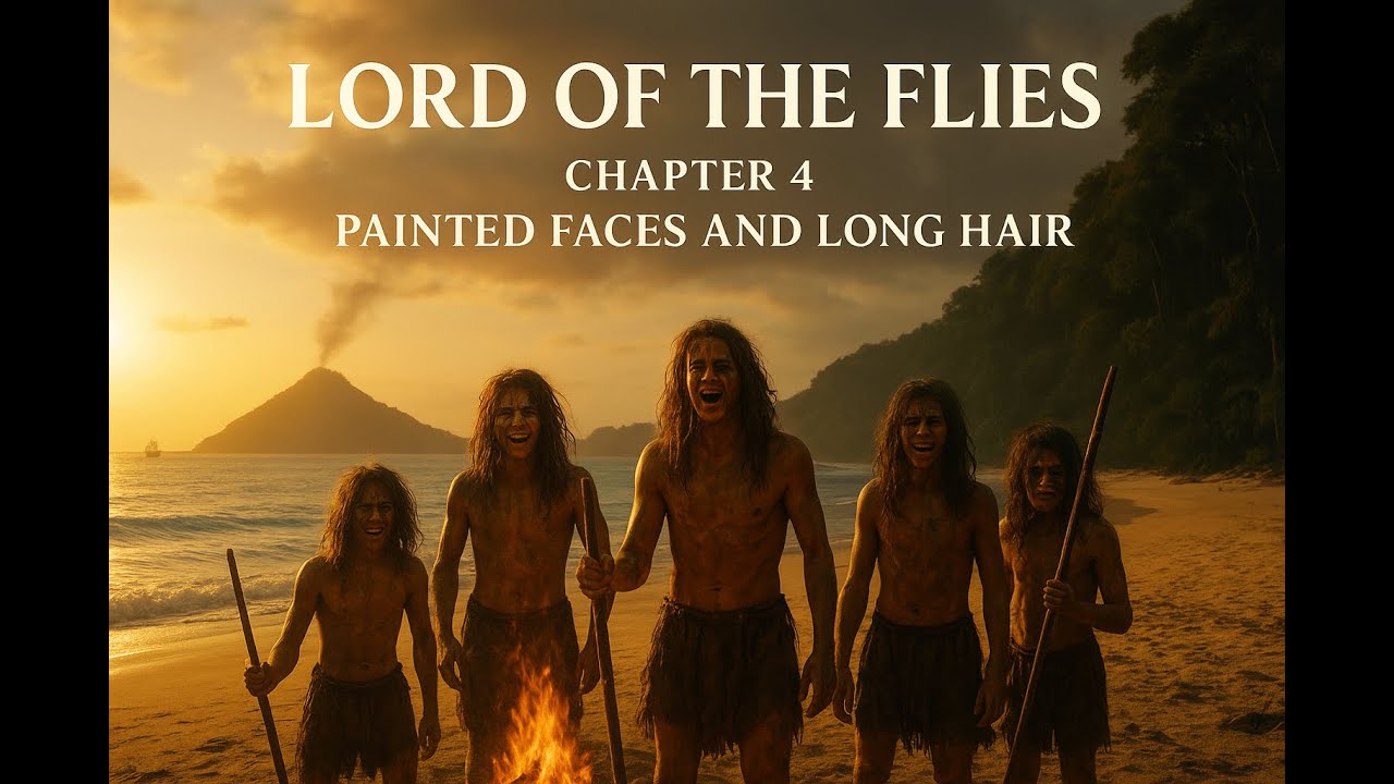 Lord of the Flies | Chapter 4 — Painted Faces and Long Hair | Audiobook with Cinematic Imagery