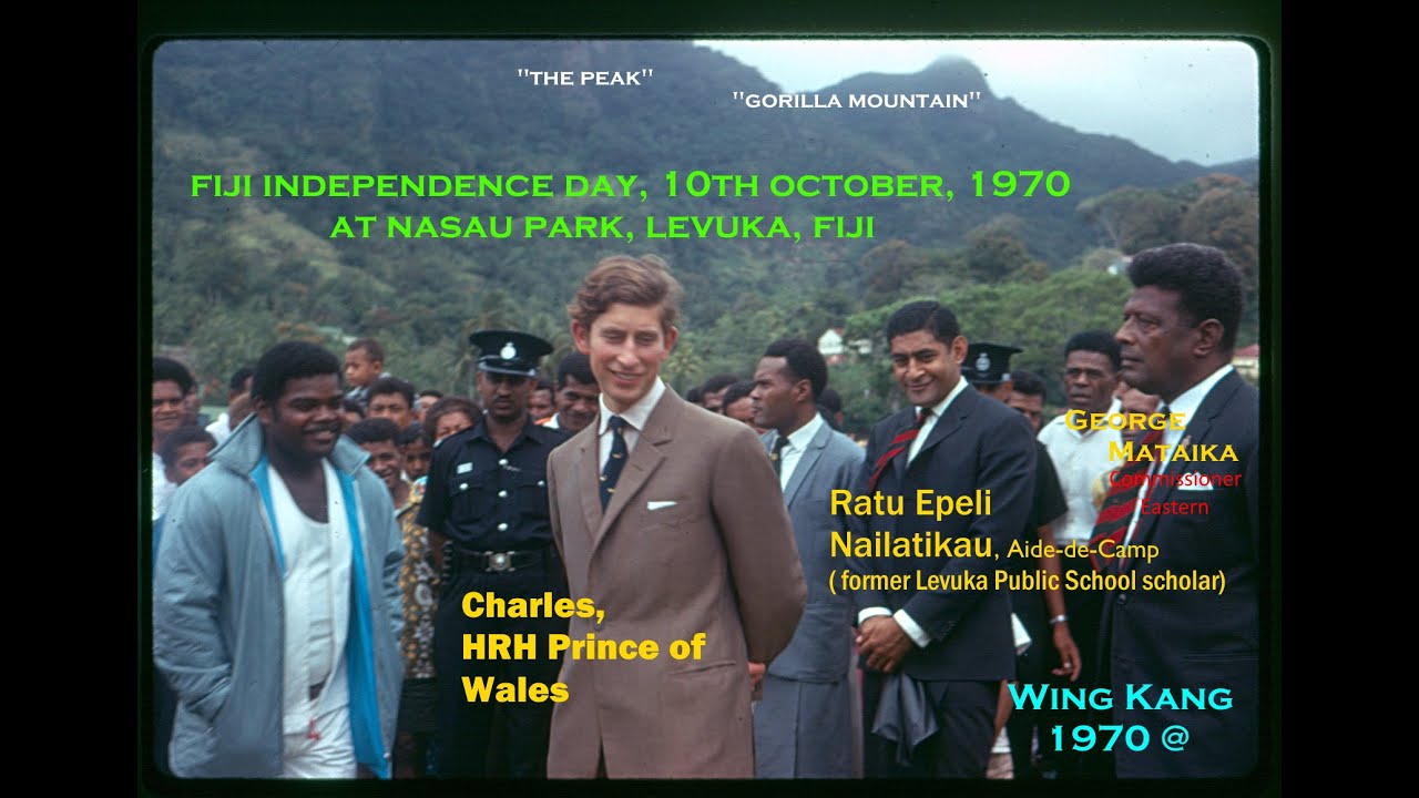 Fiji Independence Day Celebrations Levuka 1970 Prince Charles in Attendance.