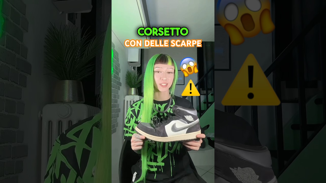 CREO UN CORSETTO USANDO DELLE VECCHIE SCARPE 😱✂️🔥