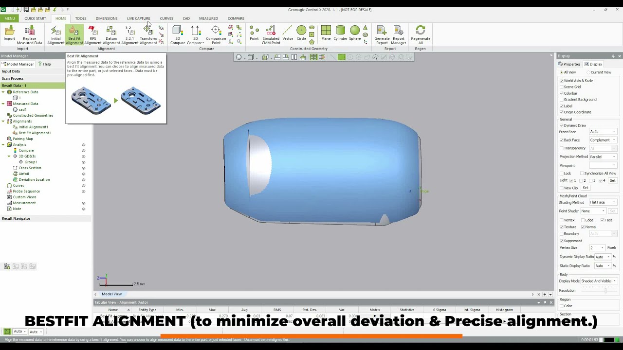 CAD to CAD comparison | 3D Inspection Service | 3D Application